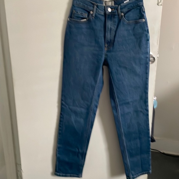 EVERLANE WOMEN JEANS RISE HIGH 11.75” LOW STRETCH LENGTH REGULAR 28.5” SIZE 25 - Picture 1 of 2